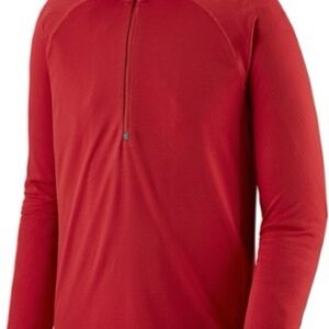 Patagonia Capilene Red Quarter zip